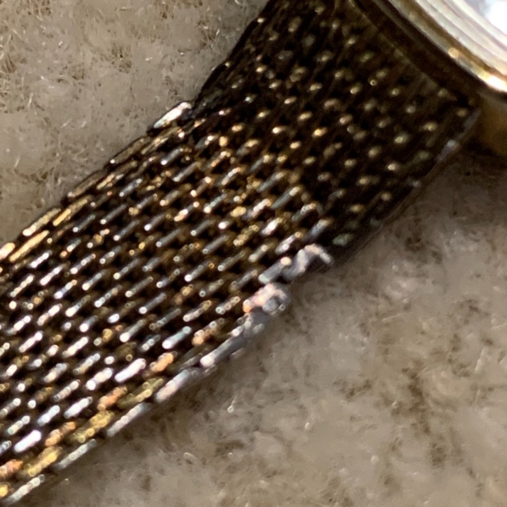 Rectangular Timex Wind Watch Mesh Bracelet. - image 5